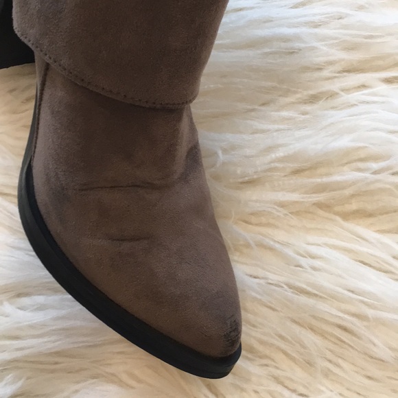 Faux suede booties SOLD - Picture 6 of 7